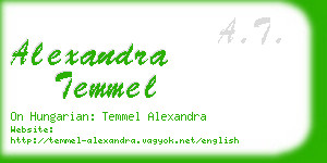 alexandra temmel business card